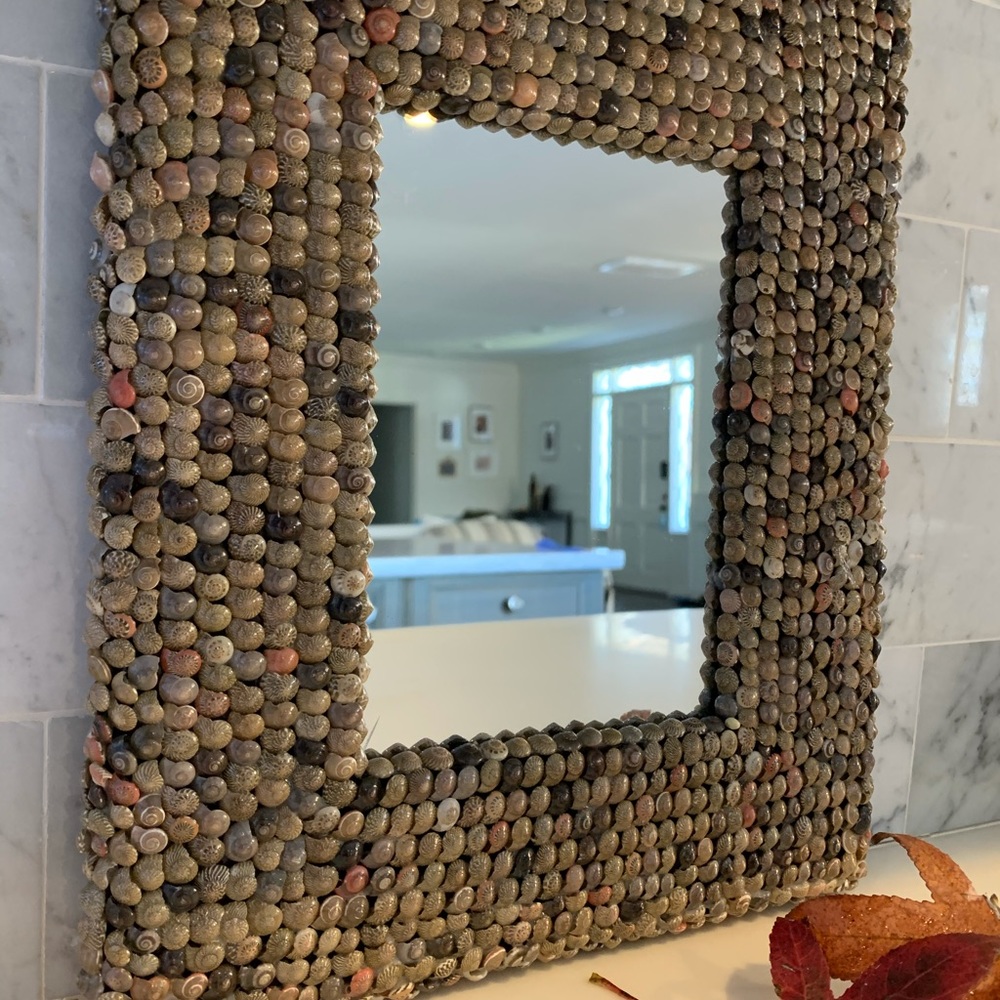 Vintage She-Sells-Seashells Mirror